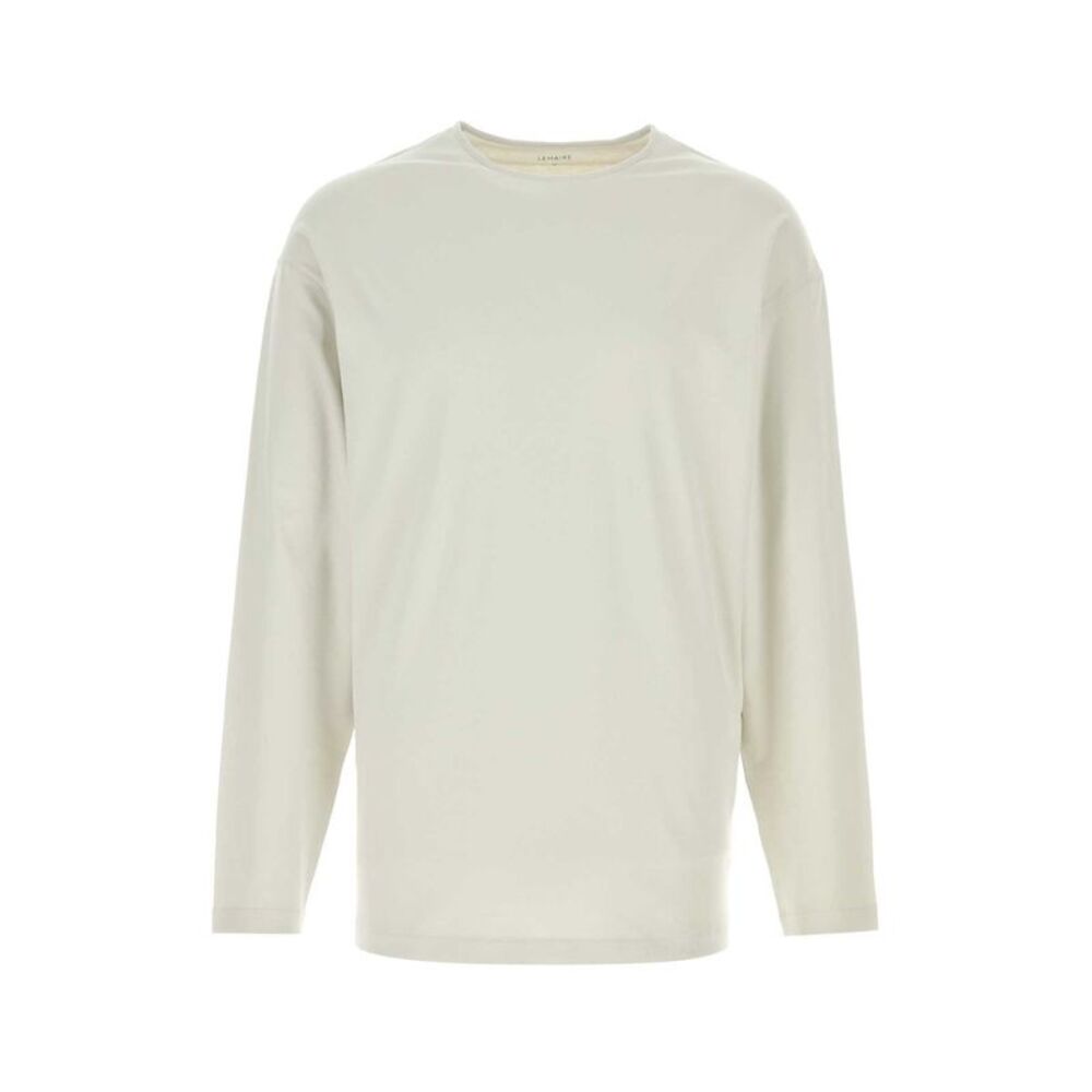 Lemaire Men Chalk Cotton T-Shirt